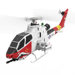 Eachine E187S AH-1 Cobra 2.4G 9CH 6G GPS Optical Flow Localization LiDAR TOF Altitude Hold Dual Brushless Motor 1:32 Scale Flybarless RC Helicopter RTF