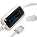 LinkMejor YY-DL01 USB-A to USB-A Cable USB2.0 High Speed PC to PC Data Sync File Transfer Bridge Cable Plug and Play for PC Computer Laptop