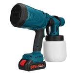 LinkMejor 1300W 25000RPM Cordless Paint Sprayer Spray Guns with Nozzles 800ML Pot