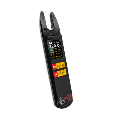 LinkMejor U5 Digital Clamp Multimeter True RMS TFT Screen AC DC Voltage Current Tester Non-Contact Voltage Detection Rechargeable Multimeter Professional Electricity Measurement Tool