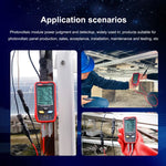 LinkMejor UT673PV+ 5-1800W Solar MPPT Meter PV Module Maximum Power Meter Bluetooth Photovoltaic Panel Tester Vmp Imp Voc Isc Test