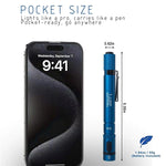 Niwalker NWG10 650 Lumen USB Rechargeable LED Penlight EDC Pocket Flashlight with Bidirectional Clip