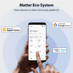 Tuya Matter Thread Door Window Sensor USB Powered Smart Home Wireless Detector Work With HomeKit Alexa Google Home SmartThings
