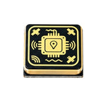 LinkMejor Black Gold 251 GPS Module with Compass High Accuracy FPV Return for RC FPV Racing Drones