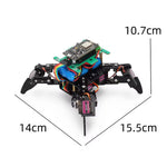 Tscinbuny Quadruped Robot Kit ESP8266 Wifi For Programmable Automation Kit with APP Control Batteries pack Manual