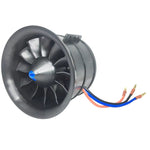 Hobbyocean 90mm 12-Blade EDF Electric Ducted Fan Unit With 6S 1450KV 8S 1100KV Brushless Motor 125A ESC for RC Airplane Jet