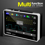 LinkMejor 1013D 7-inch Digital 2 Channels Tablet Oscilloscope 100M Bandwidth 1GS/s Sampling Rate 800x480 Resolution Capacitor Screen Touch + Gesture Operation Oscilloscopes