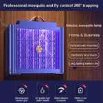 LinkMejor Large Cordless Rechargeable Electric Mosquito Bug Zapper Mosquito Killing Lamp Fly Trap with 1200mAh Rechargeable Battery For Indoors Outdoors Business
