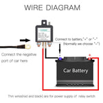 LinkMejor KT239 12V 200A Car Motorcycle Battery Switches Wireless Remote Control Battery Disconnect Cut Off Isolator