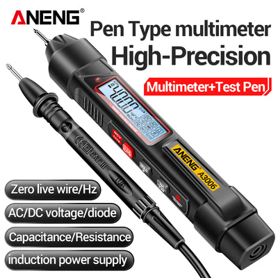 LinkMejor A3006 Multifunctional Electric Digital Multimeter Pen Type Intelligent Voltage Detector with Zero Fire Line Detection Breakpoint Search for Simplified Electrical Troubleshooting