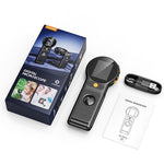 Handheld Digital Microscope 500X Magnification Foldable 2MP Camera 2 Inch IPS Screen 8 LED Adjustable Light Type-C Port Rechargeable Battery Support PC Computer transfer