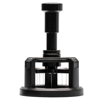 Comfook 51/53/58mm Espresso Coffee Distributor Tool Press & Rotate WDT Distribution Tool with Stainless Steel Needles Magnetic Base 10mm Adjustable Depth