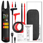 LinkMejor U5 Digital Clamp Multimeter True RMS TFT Screen AC DC Voltage Current Tester Non-Contact Voltage Detection Rechargeable Multimeter Professional Electricity Measurement Tool
