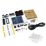 HC-SR04 Ultrasonic Sensor Module Distance Measuring Instrument High Precision Real Time Display Buzzer Alarm Function 4 Meter Range DIY Electronic Soldering Kit