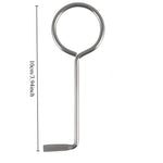 Universal Polished Metal Door Lock Picks Set 2pcs Touch Remote Control High-Quality Locksmith Tools Lock Picking Set