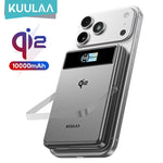 LinkMejor KL-YD92 15W 10000mAh Magnetic Wireless Power Bank with TFT Smart Display External Battery Power Supply with 1 Input & 2 Outputs Fast Charging for iPhone 17 17Pro 16 Max 15 14 13 for Huawei Mate Xts for Xiaomi 17pro for SAMSUNG for OPPO