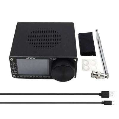 ATS25X1 Full-Band DSP Radio Receiver FM/LW/MW/SSB Receiver Si4732 Chip Portable FM Radio 2.4inch Touch Screen Built in Battery with Antenna