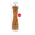 Classic Manual Salt Mill Wooden Pepper Grinder Set Salt Grinder Refillable Pepper Mill Pepper Grinder for Kitchen