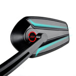 LinkMejor 1 Pair HD View MTB Road Bike Mirrors 360° Adjustable Handlebar Rearview Mirror for Bicycle Motorcycle Accessories Rear Mirror