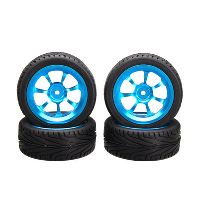 4PCS Alloy Rims Tires RC Car Wheels 1/18 LinkMejor A959-B A979-B A959 A969 A979 K929 Vehicles Model Parts