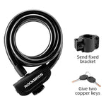 LinkMejor Bicycle Lock Portable Anti-theft Ring Lock with 2 Keys Safety Lock for MTB Bike Motorcycle