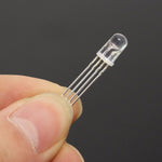 250pcs LED RGB Common Cathode 4-Pin F5 5MM Diode