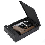 Smart Fingerprint Safe with Tuya App 29cm x 19cm x 6.3cm Iron Construction Alarm System Secure Storage Advanced Biometric Lock