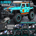 LinkMejor SG206 PRO/MAX RTR 1/20 2.4G 4WD Brushed/Brushless RC Car Wrangler Rock Crawler Off-Road Climbing Truck LED Lights Metal Frame Full Proportional Vehicles Models Toys