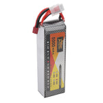 LinkMejor 14.8V 5000mAh 50C 4S LiPo Battery T Plug for RC Car