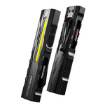 Warsun T9pro 1300LM Ultra-Bright EDC Flashlight Portable Aluminum Alloy Torch with Red Dot Indicator & UV Light for Outdoor Lighting