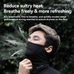 LinkMejor Ear-hook Cycling Face Masks Lightweight High Elastic Breathable Warm Windproof Neck Scarf Sunscreen Mask Face Cover for Outdoor Sports