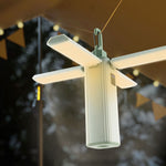 Rechargeable Four-Leaf Foldable Multifunctional Lamp Camping Lamp Portable Outdoor Emergency Lamp Power Bank