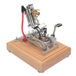 LinkMejor H09 Mini Hoglet CNC Single Cylinder 4-Stroke Gasoline Engine with Kick Starter for Motorcycles