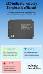 Battery Active Balancer 1-4A Balancing Current 1mV Accuracy DC40-60V for 15-16S NCM LFP