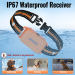 LinkMejor Dog Training Collar with LCD Display 4000FT Remote Range IP67 Waterproof Collar with Flashlight Security Keypad Lock PC-32
