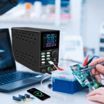 LinkMejor SPPS-D-232 0~300V/0~10A Power Display USB 5V2A Color LCD Numeric Display 4 Group Memory Function Power On/Off Button Encoder Adjustment USB+232 Communication Interface
