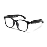 F19 AI Translation Smart Glasses with 100+ Languages Real Time Translation Dual Motherboard Design bluetooth 5.4 Eyewear with Touch Control Music Calls Anti Blue Light Lens Smart Audio Galsses
