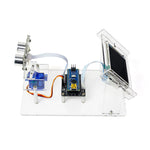 HU-091A Open-Source Ultrasonic Radar Scanner DIY Kit 180° Scan Range Dual Visual Nano DIY Electronic Kit with 2.4 Inch LCD Screen for STEM Programming Learning