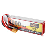 LinkMejor Power 11.1V 4000mAh 100C 3S Lipo Battery XT60 Plug for RC Racing Drone