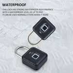 LinkMejor SY12/SY13 Tuya Smart Padlock IP67 Waterproof Bluetooth Fingerprint Password Lock for Luggage Cabinet Backpack Offices