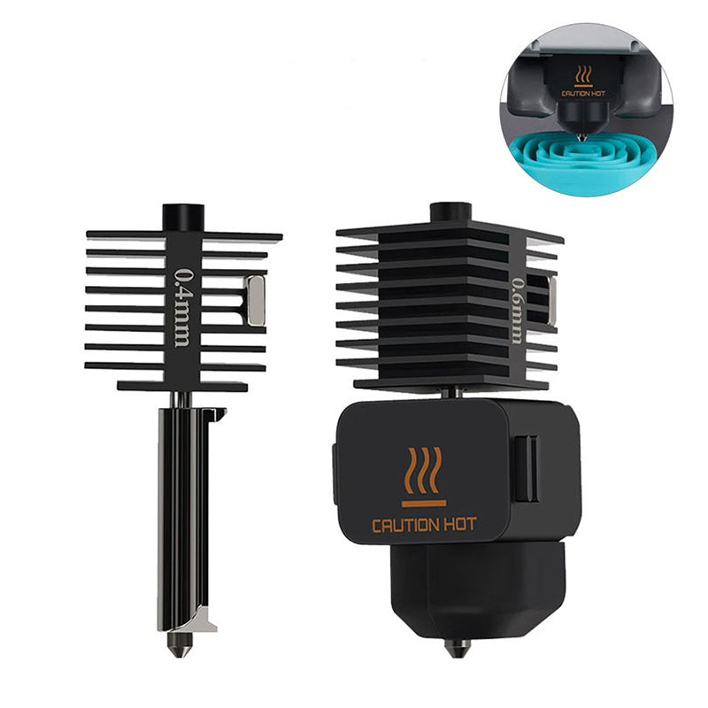 Bambu Hardened Steel Nozzle for A1 mini 3D Printer Hotend Assembly Quick Swap 0.2mm 0.4mm 0.6mm 0.8mm High Precision High Speed Printing Silicone Sock