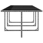 13 Piece Outdoor Dining Set with Cushions Poly Rattan Anthracite