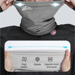 Golovejoy Winter Thermal Cycling Mask Men Women Outdoor Sports Windproof Dustproof Velvet Warm Neck Cover Scarf for Ski Hiking Riding