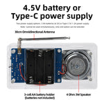 Electronic FM Radio DIY Hand-Soldered Kit LED Digital Display 87.5-108MHz Type-C Power STC8G1K08 + RDA5807M AXS2031 Mono 3-5W