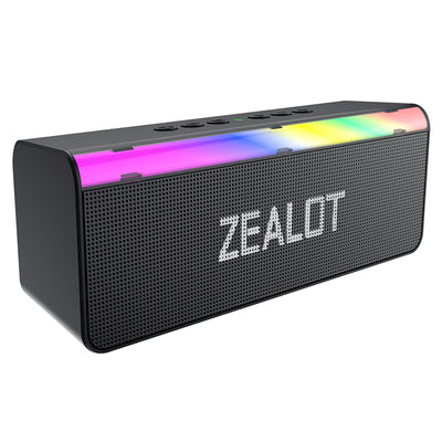 LinkMejor S72 20W bluetooth Speaker Portable Speaker Dual 52mm Drivers 3D Audio RGB Light TWS 3000mAh Battery Support AUX TF Card U Disk Playback Outdoors Wireless Speakers