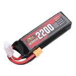 LinkMejor Power 14.8V 2200mAh 120C 4S LiPo Battery XT60 Plug with Adaper for RC Drone