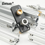 Aluminum Profile Drilling Jig 20/30/40 Series Profile Positioning Punching Locator Set with M6 and M8 Step Drill Bits