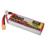 LinkMejor 11.1V 4000mAh 100C 3S LiPo Battery XT60 Plug for RC Drone