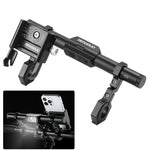 LinkMejor BG-0797 400LM Bicycle Headlight Handlebar Extension Bracket with Phone Holder Type-C Charging Waterproof Bike Mount  (No Batteries)