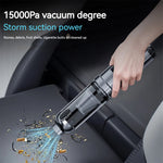 Tevorex 15000PA Handheld Vacuum Rechargeable Portable Cordless Compressed Air Duster with Brushless Motor Air Blower for Car Home